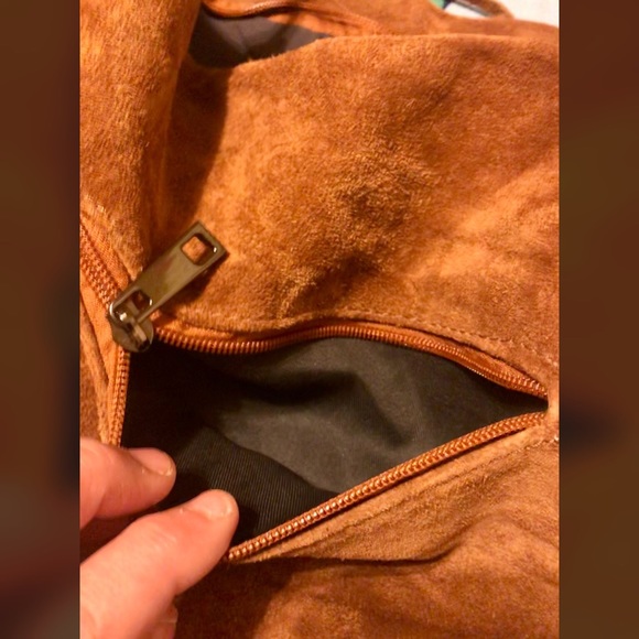 Borse in Pelle brown suede  bag with tassel - Picture 3 of 6